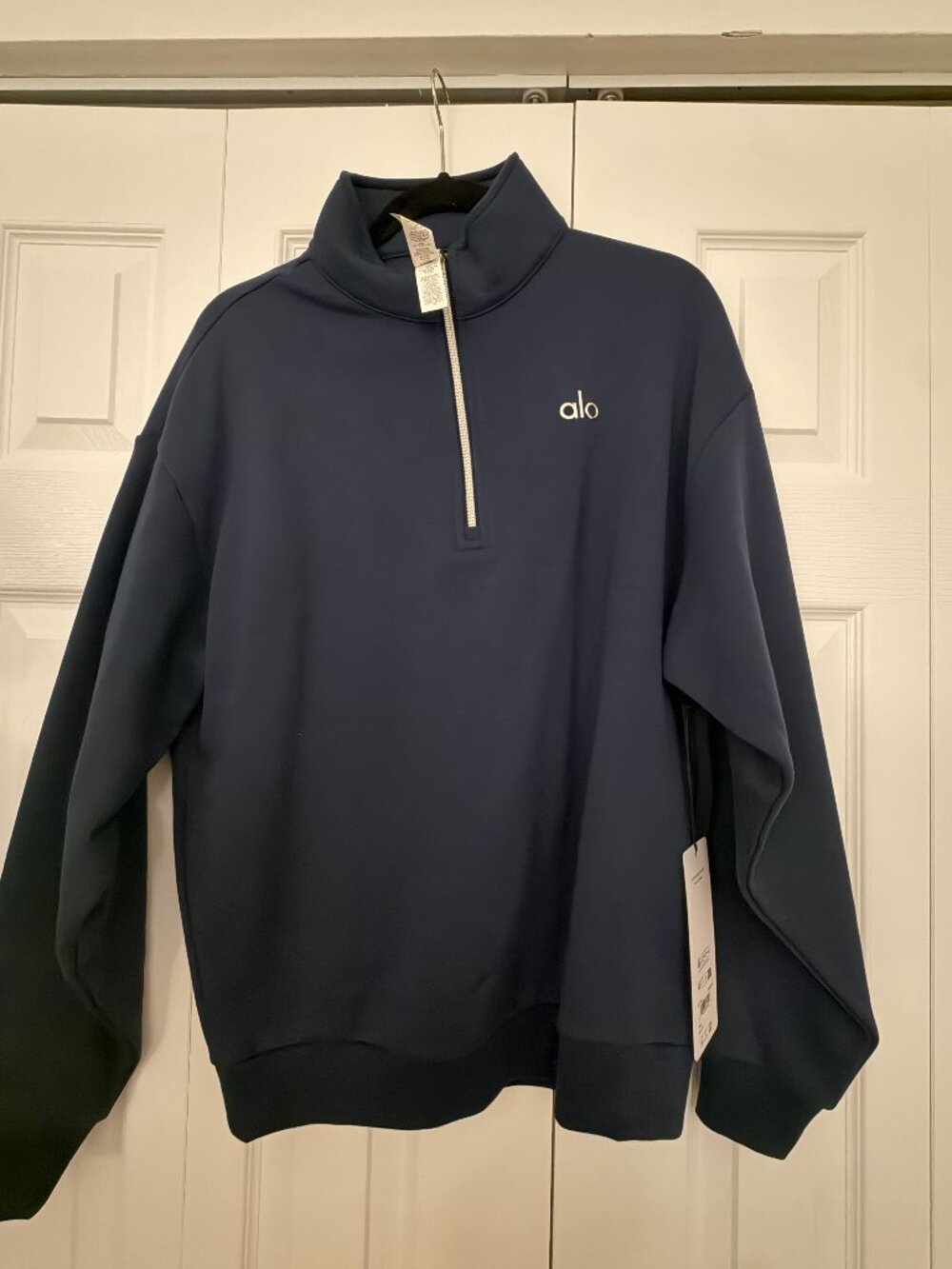 ALO YOGA Accolade 1/4 Zip Pullover Size XS